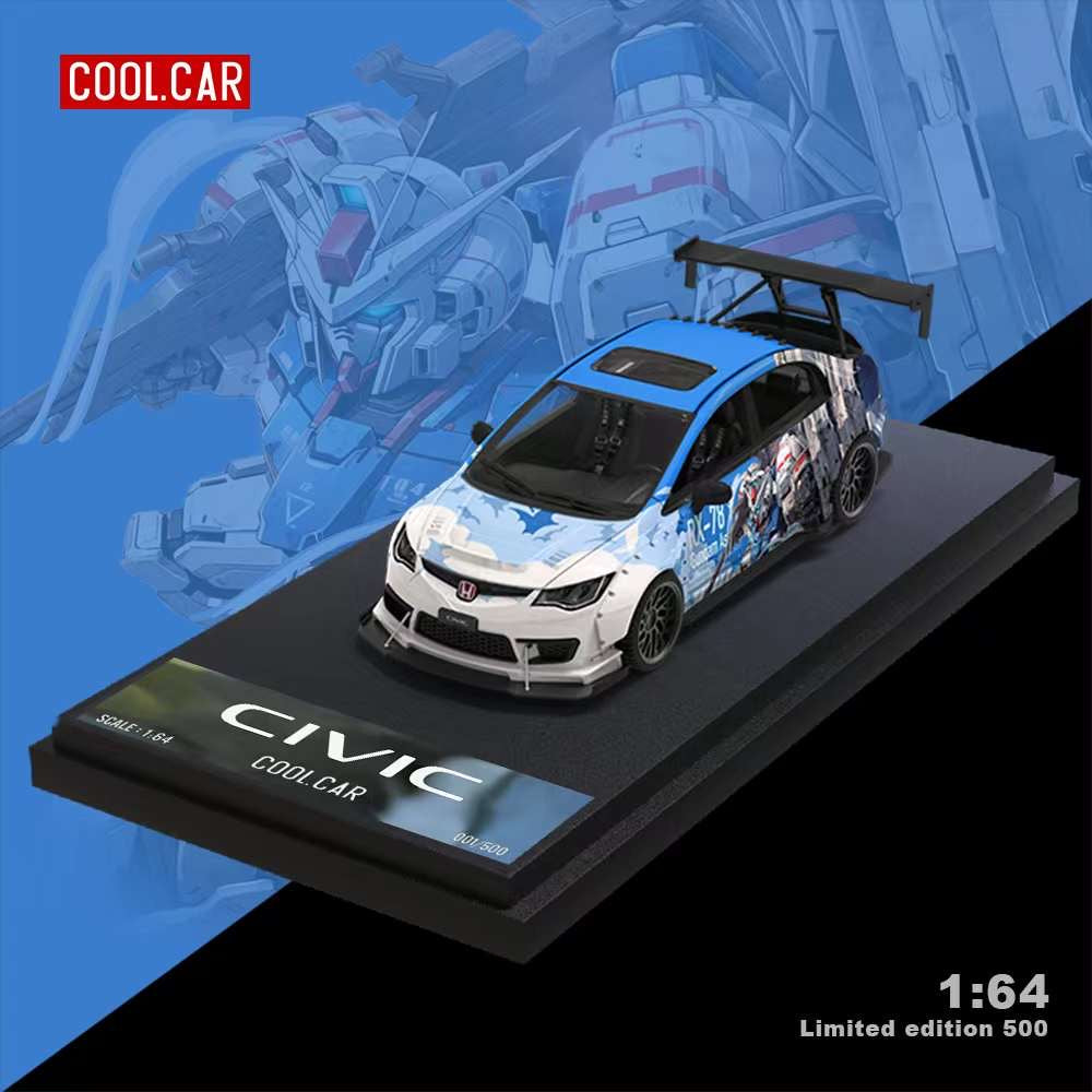 Cool Car 1:64 Honda Civic Gundam Series (3 Colors)