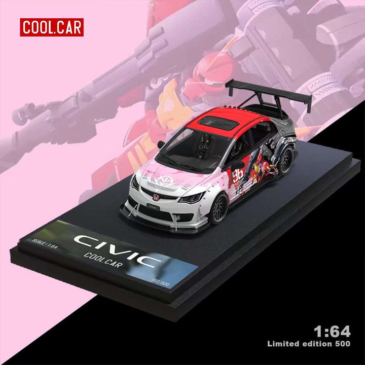 Cool Car 1:64 Honda Civic Gundam Series (3 Colors)