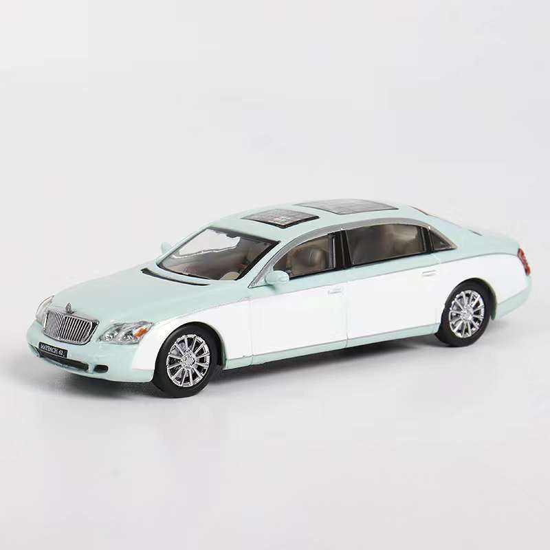 Stance Hunters 1:64 Maybach 62 Tiffany Blue + White