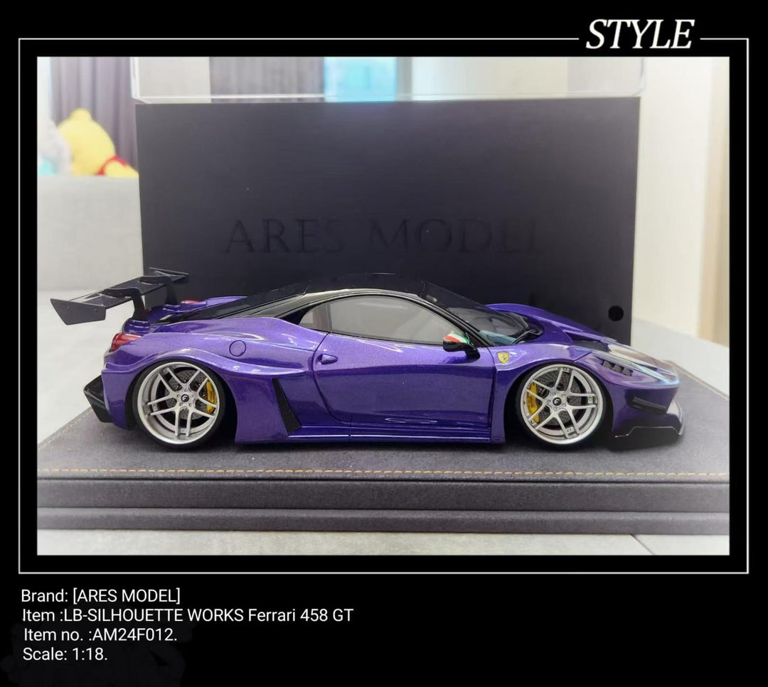 [Preorder] ARES Model 1:18 LB-SILHOUETTE WORKS Ferrari 458 GT