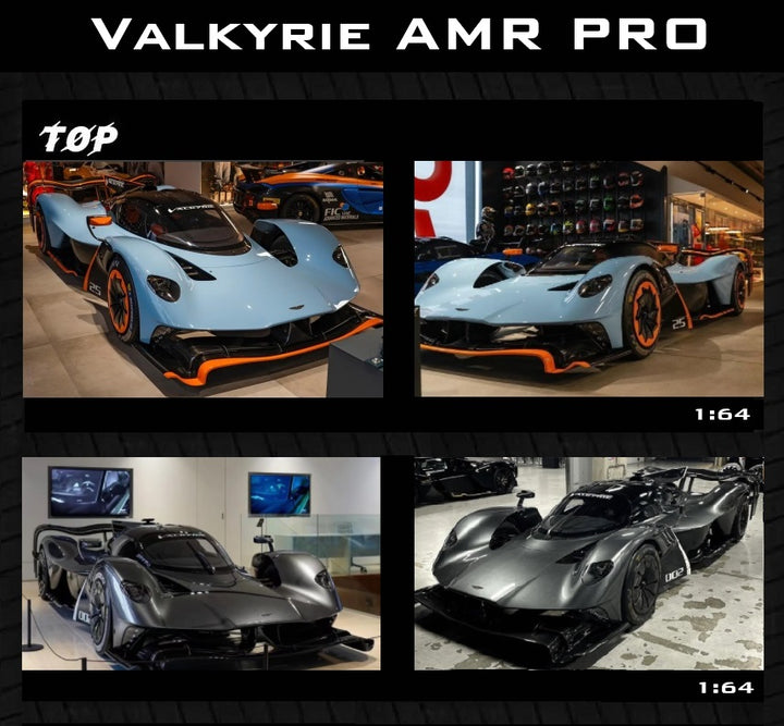 [Preorder] Top Models 1:64 Aston Martin Valkyrie AMR Pro (2 Colors)