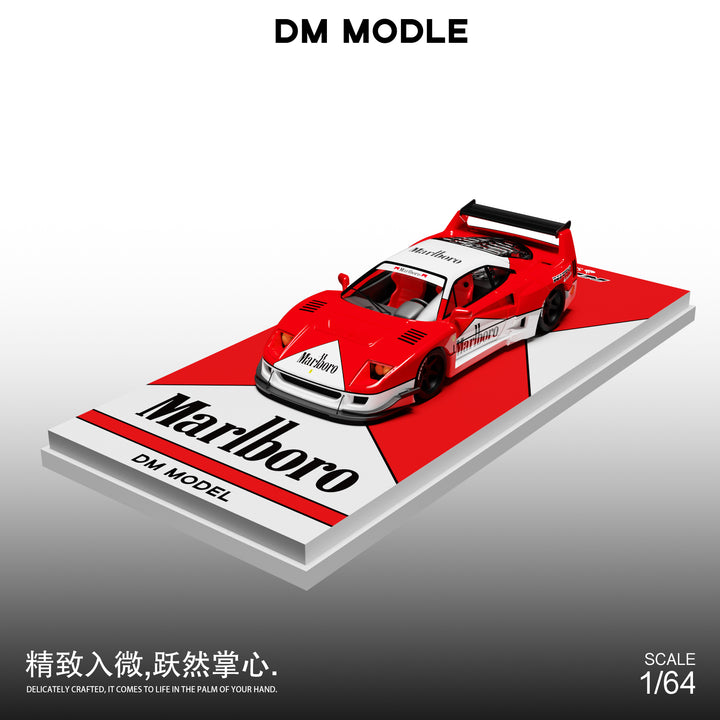 [Preorder] DM Model 1:64 LB F40 Marlboro