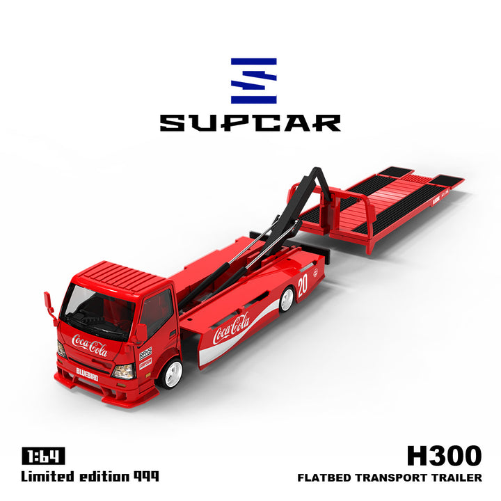 [Preorder] SUPCAR 1:64 Nissan Silvia S15 & Hino H300 Coca Cola Livery (3 Versions)