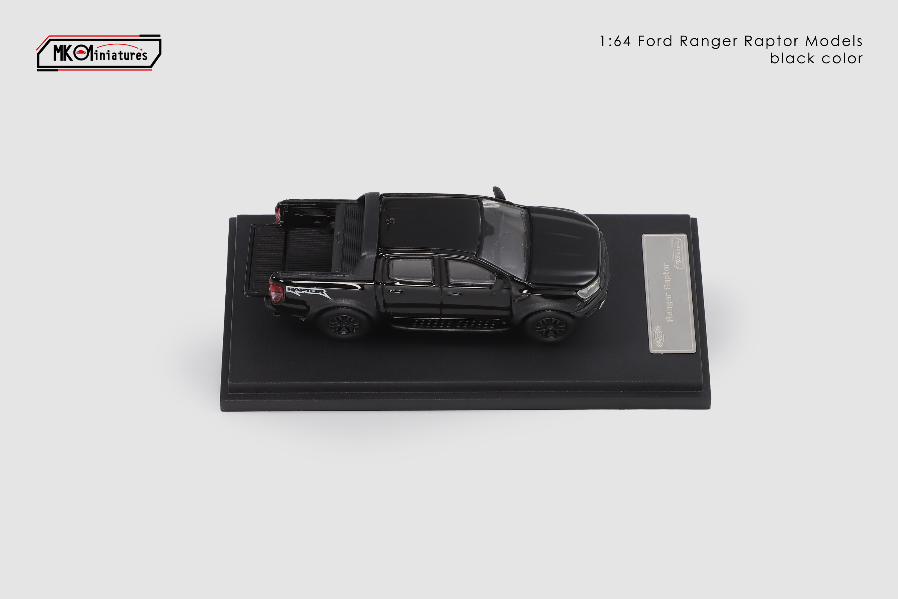 Modèle Réduit Ford Ranger Raptor 1:64 En Alliage - Voiture Miniature Collection Bleue Ou Rouge - Décoration Bureau Ou Cadeau