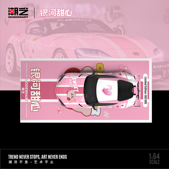 [Preorder] ModernArt 1:64 Toyota Supra A90 Galaxy Sweetheart MD647405 (2 Versions)