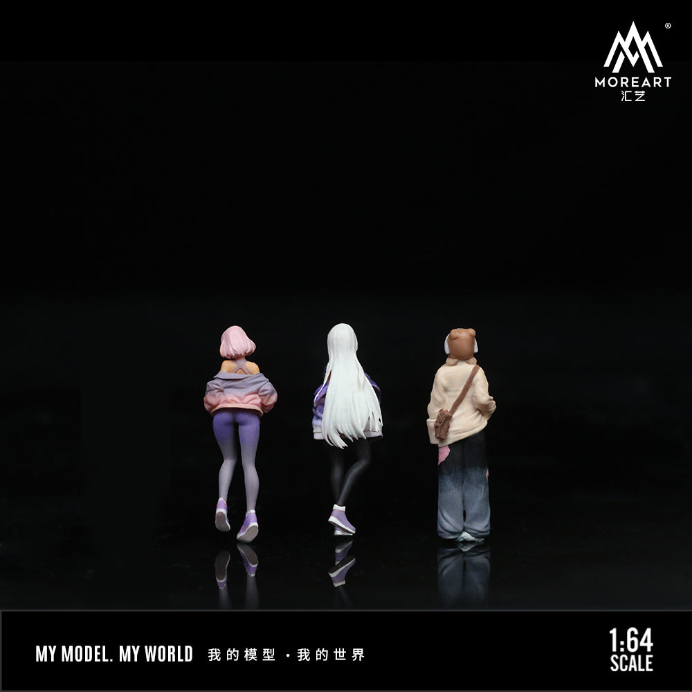 [Preorder] MoreArt 1:64 SWEET AND COOL GIRL DOLL SET MO223039