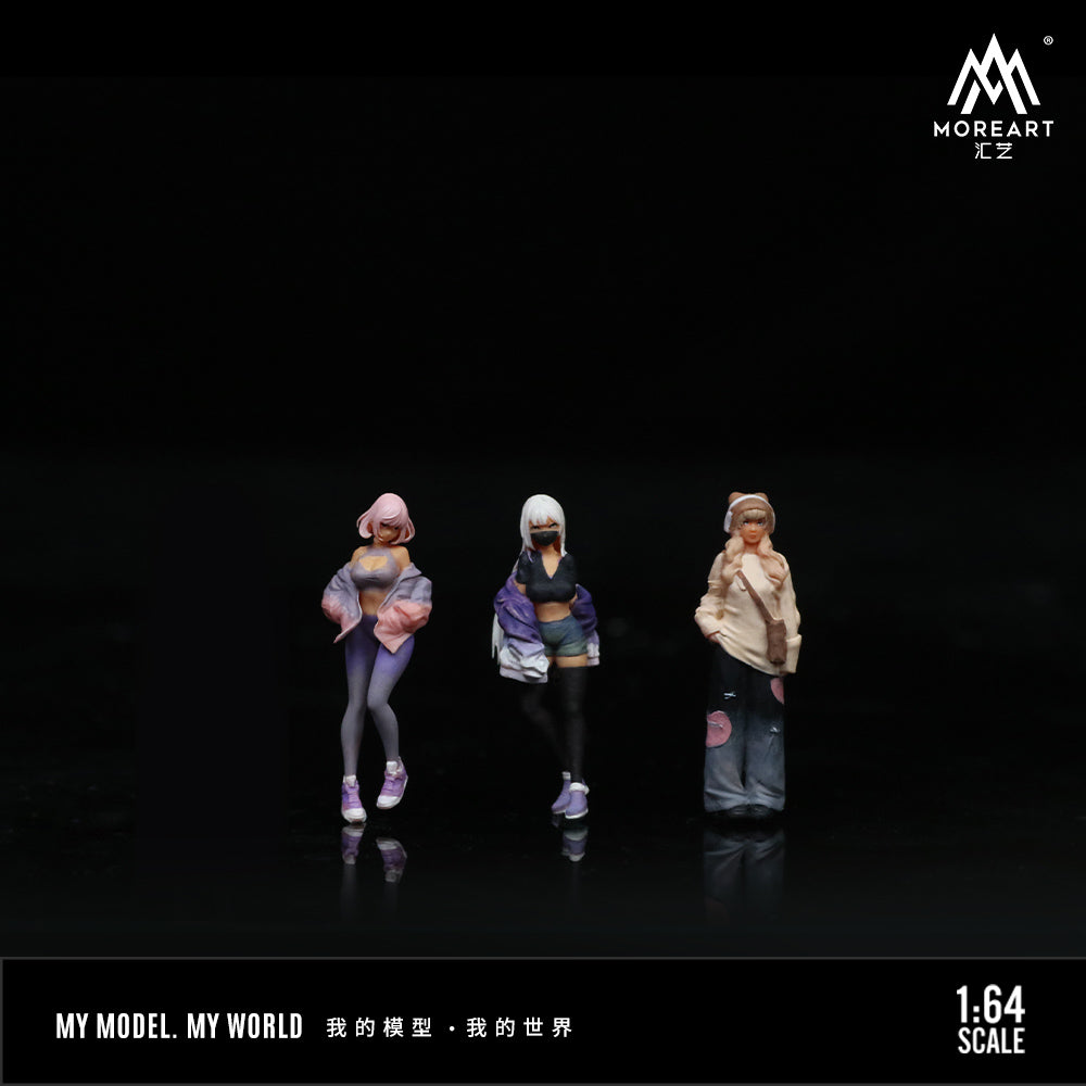 [Preorder] MoreArt 1:64 SWEET AND COOL GIRL DOLL SET MO223039