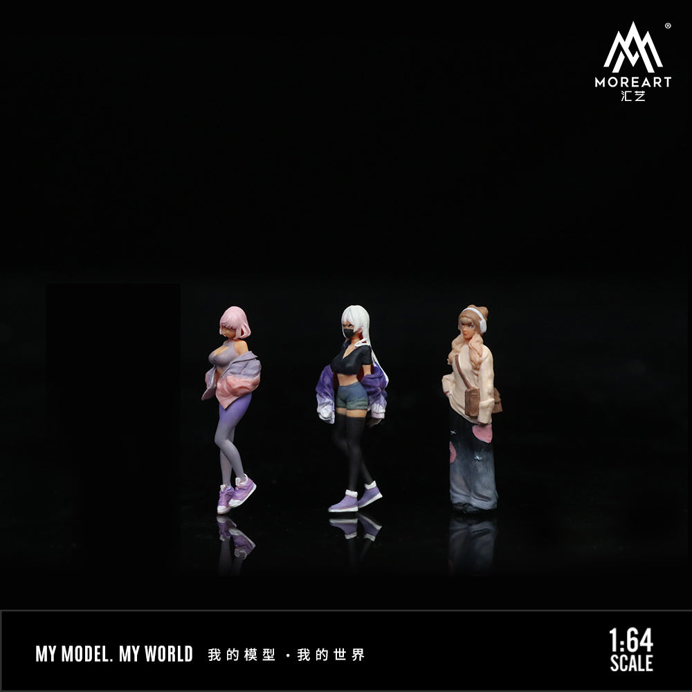 [Preorder] MoreArt 1:64 SWEET AND COOL GIRL DOLL SET MO223039