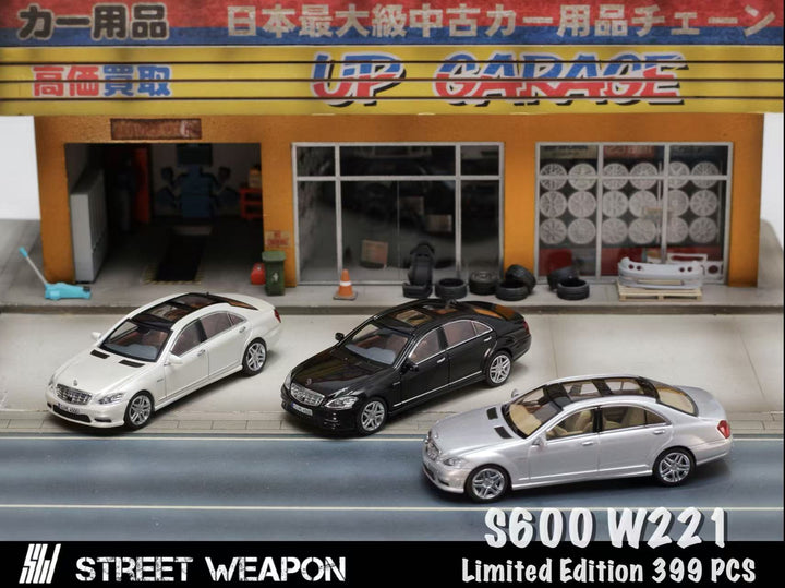 [Preorder] Street Weapon 1:64 S-Class S65L W221 (3 Colors)