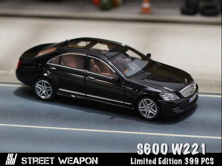 [Preorder] Street Weapon 1:64 S-Class S65L W221 (3 Colors)