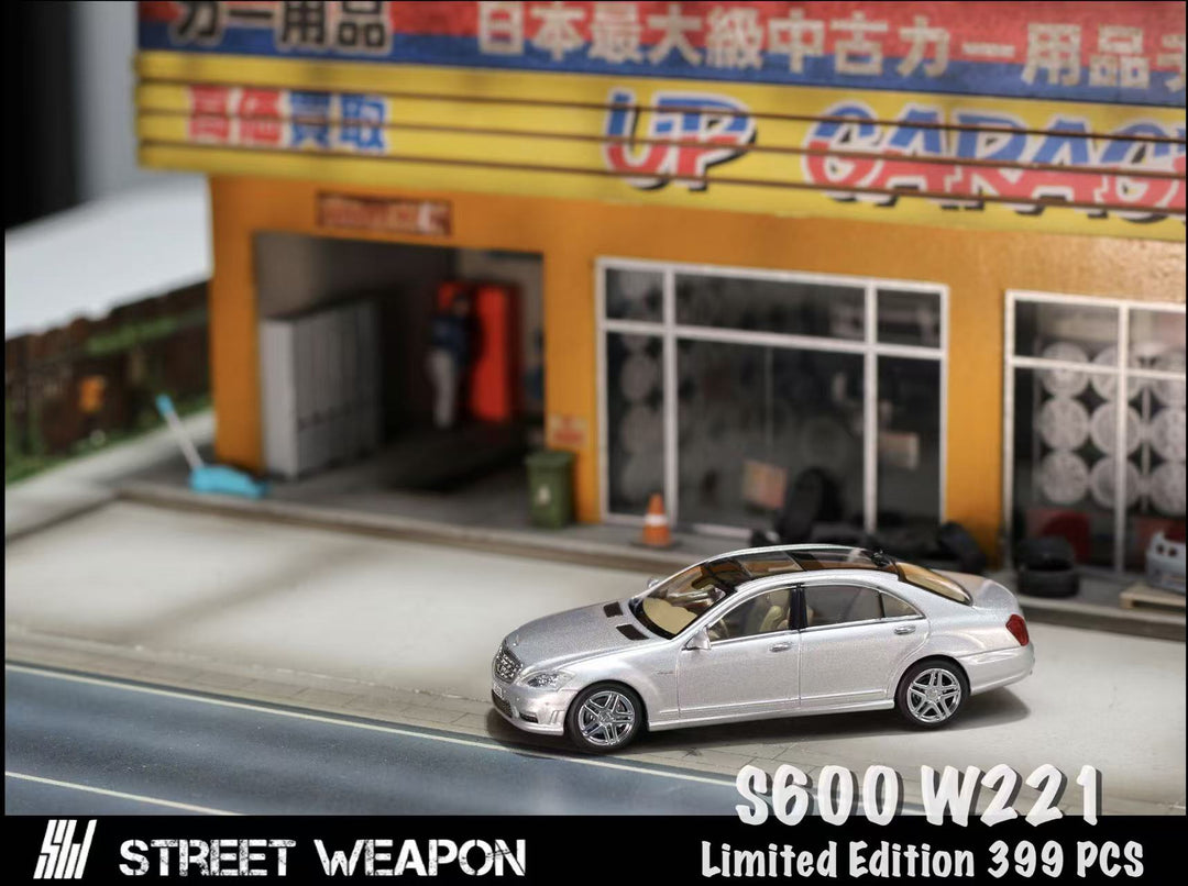 [Preorder] Street Weapon 1:64 S-Class S65L W221 (3 Colors)