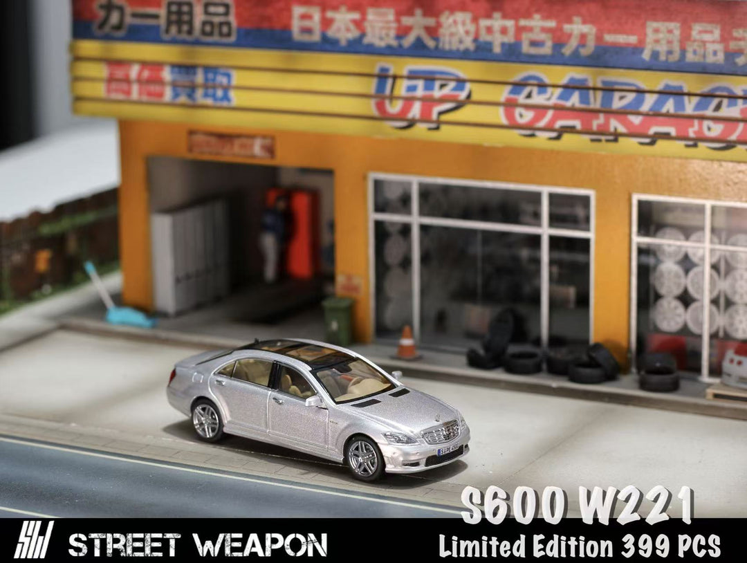 [Preorder] Street Weapon 1:64 S-Class S65L W221 (3 Colors)