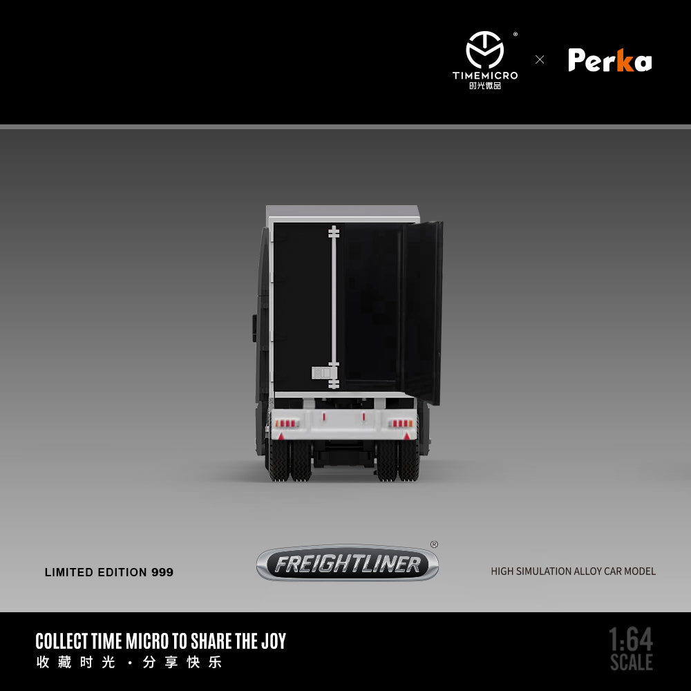 [Preorder] Time Micro X Perka 1:64 FREIGHTLINER Container Truck (2 Colors)