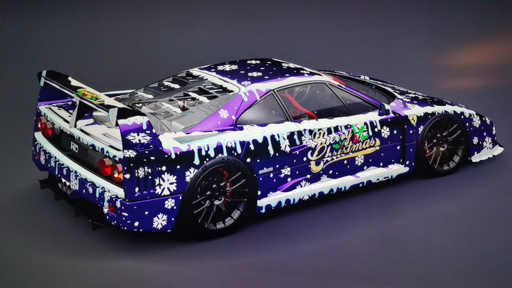 [Preorder] DEMON KING AUTO 1:64 F40 Gull Wing Christmas Livery