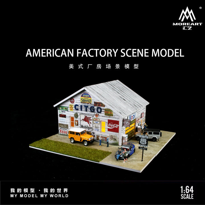 [Preorder] MoreArt 1:64 AMERICAN FACTORY SCENE MODEL MO936411