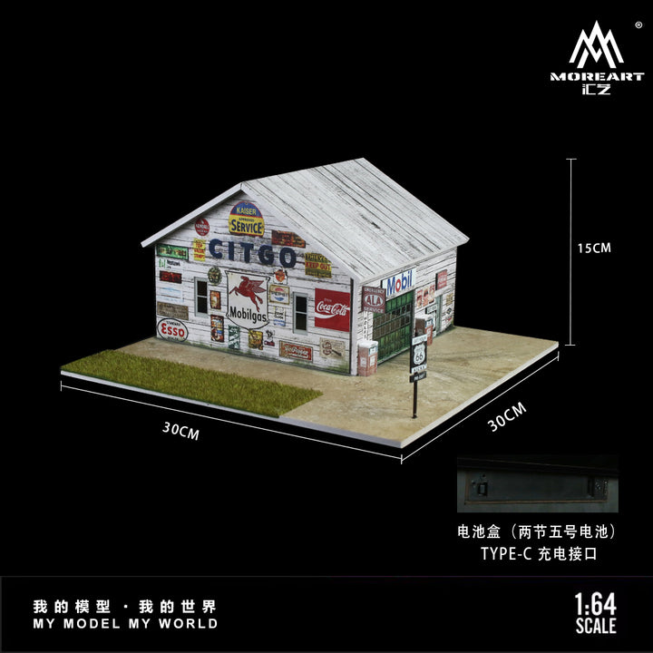 [Preorder] MoreArt 1:64 AMERICAN FACTORY SCENE MODEL MO936411