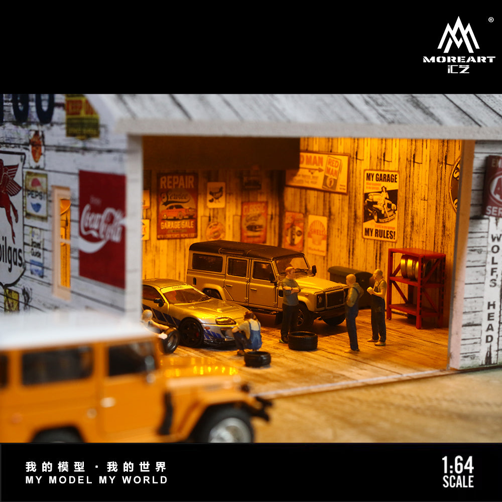 [Preorder] MoreArt 1:64 AMERICAN FACTORY SCENE MODEL MO936411