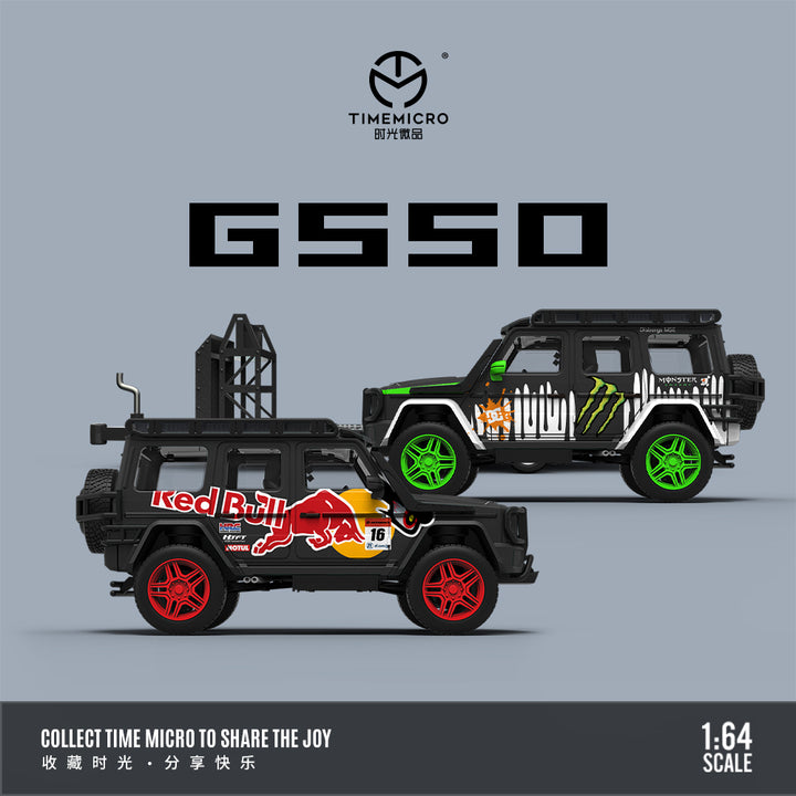 [Preorder] TimeMicro 1:64 Mercedes-Benz G550 Red Bull And Monster Livery (6 Versions)