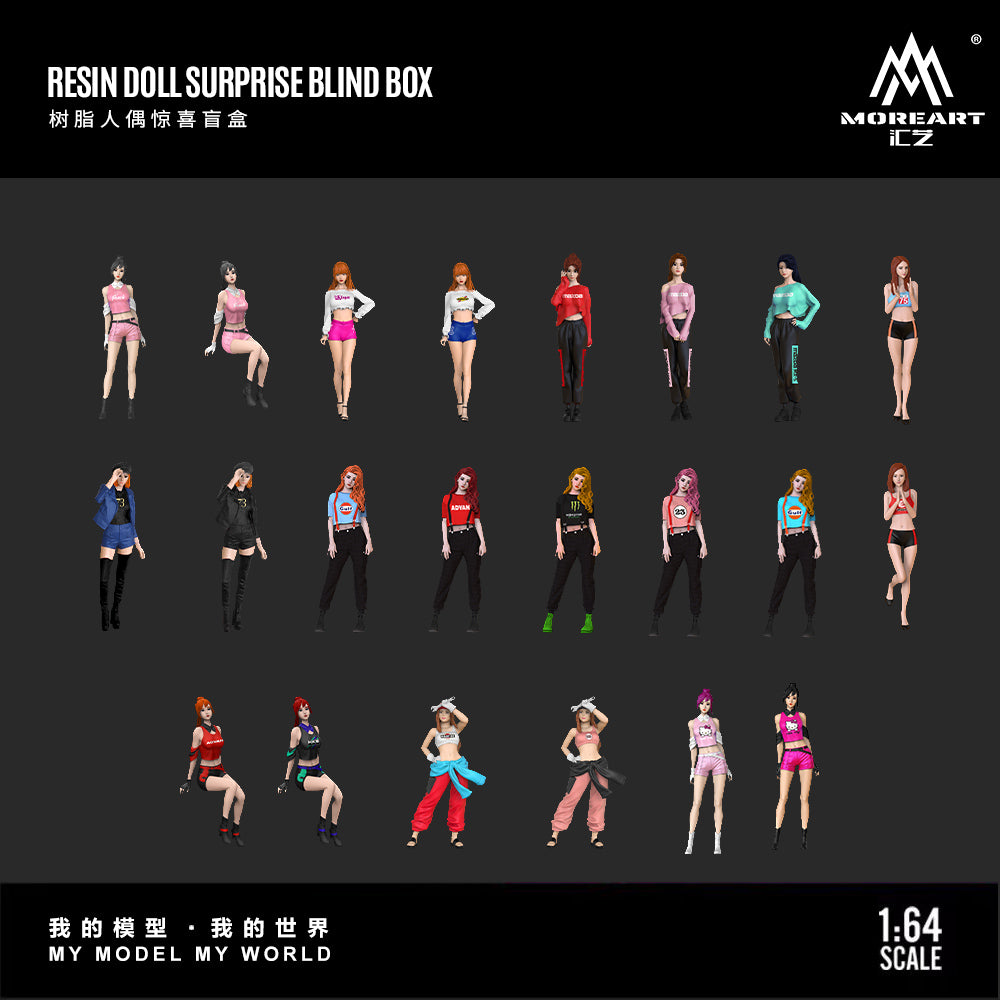 [Preorder] MoreArt 1:64 RESIN DOLL SURPRISE BLIND BOX MO220000