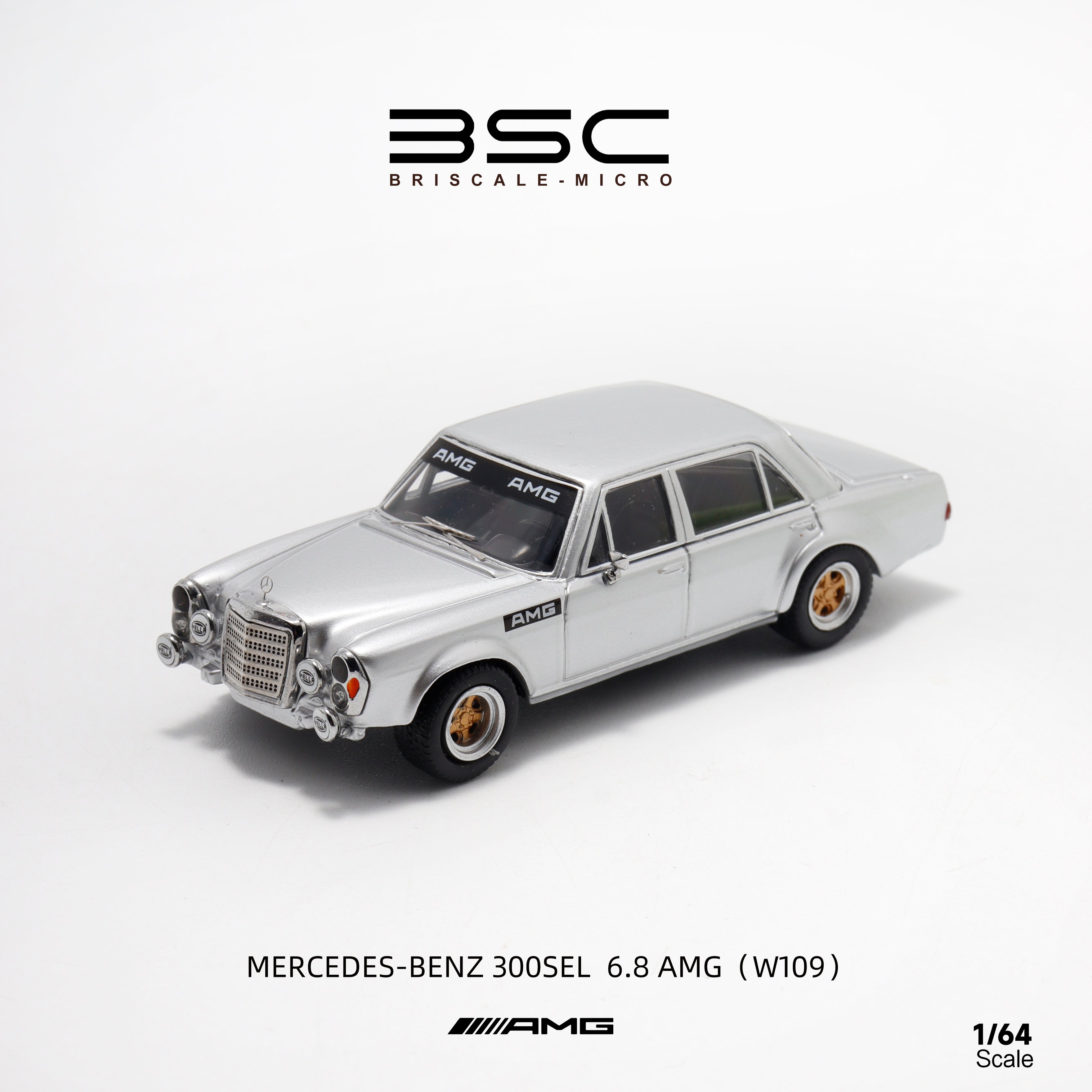 BSC 1:64 Mercedes Benz 300SEL W109 AMG four doors version (3