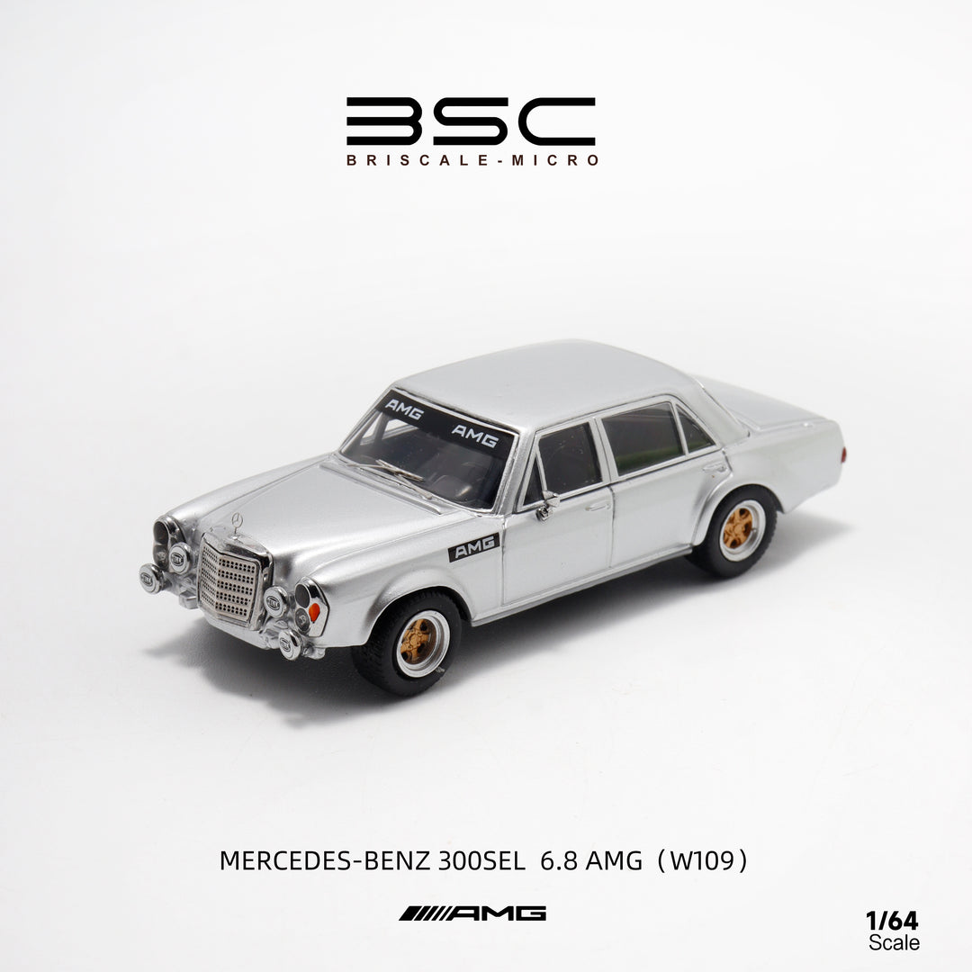 BSC 1:64 Mercedes Benz 300SEL W109 AMG four doors version (3 Colours)