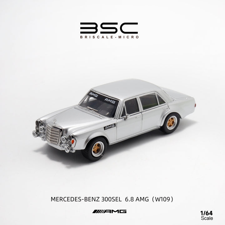 BSC 1:64 Mercedes Benz 300SEL W109 AMG four doors version (3 Colours)