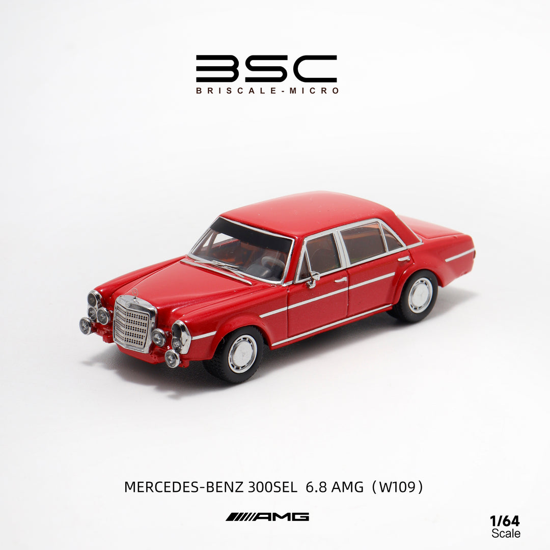 BSC 1:64 Mercedes Benz 300SEL W109 AMG four doors version (3 Colours)