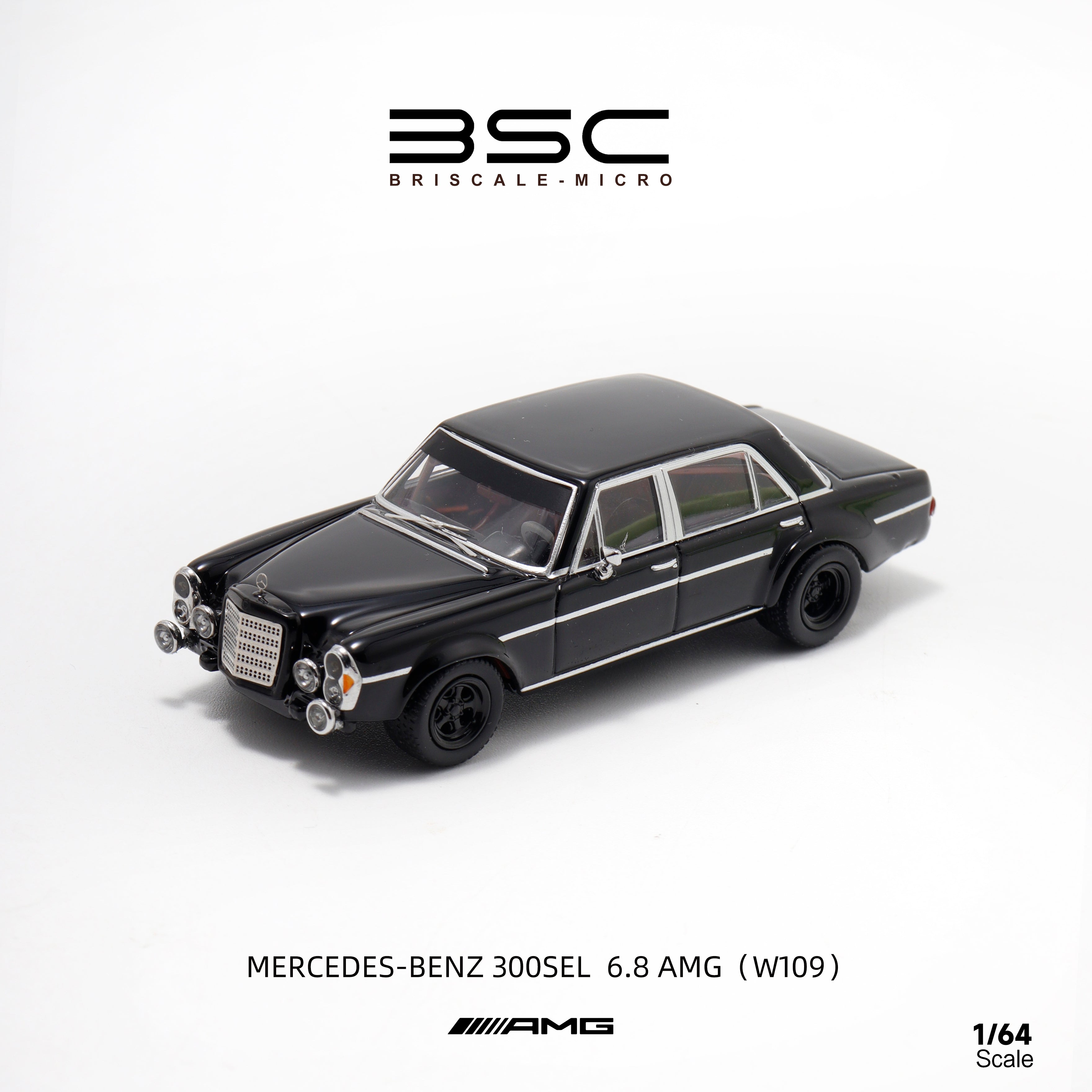 BSC 1:64 Mercedes Benz 300SEL W109 AMG four doors version (3
