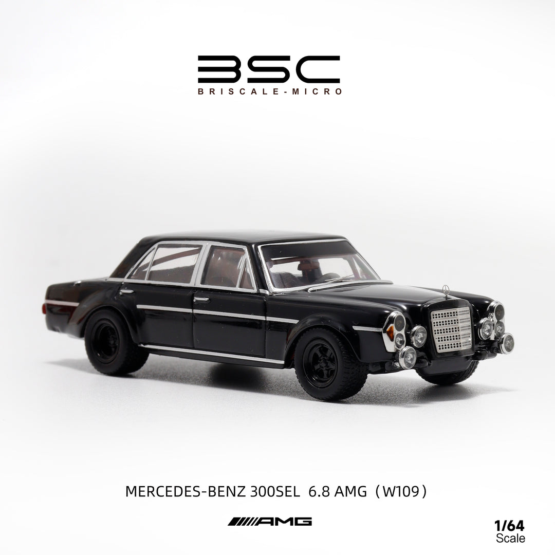 BSC 1:64 Mercedes Benz 300SEL W109 AMG four doors version (3 Colours)