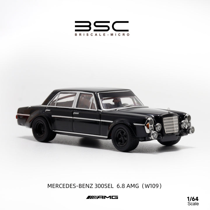 BSC 1:64 Mercedes Benz 300SEL W109 AMG four doors version (3 Colours)