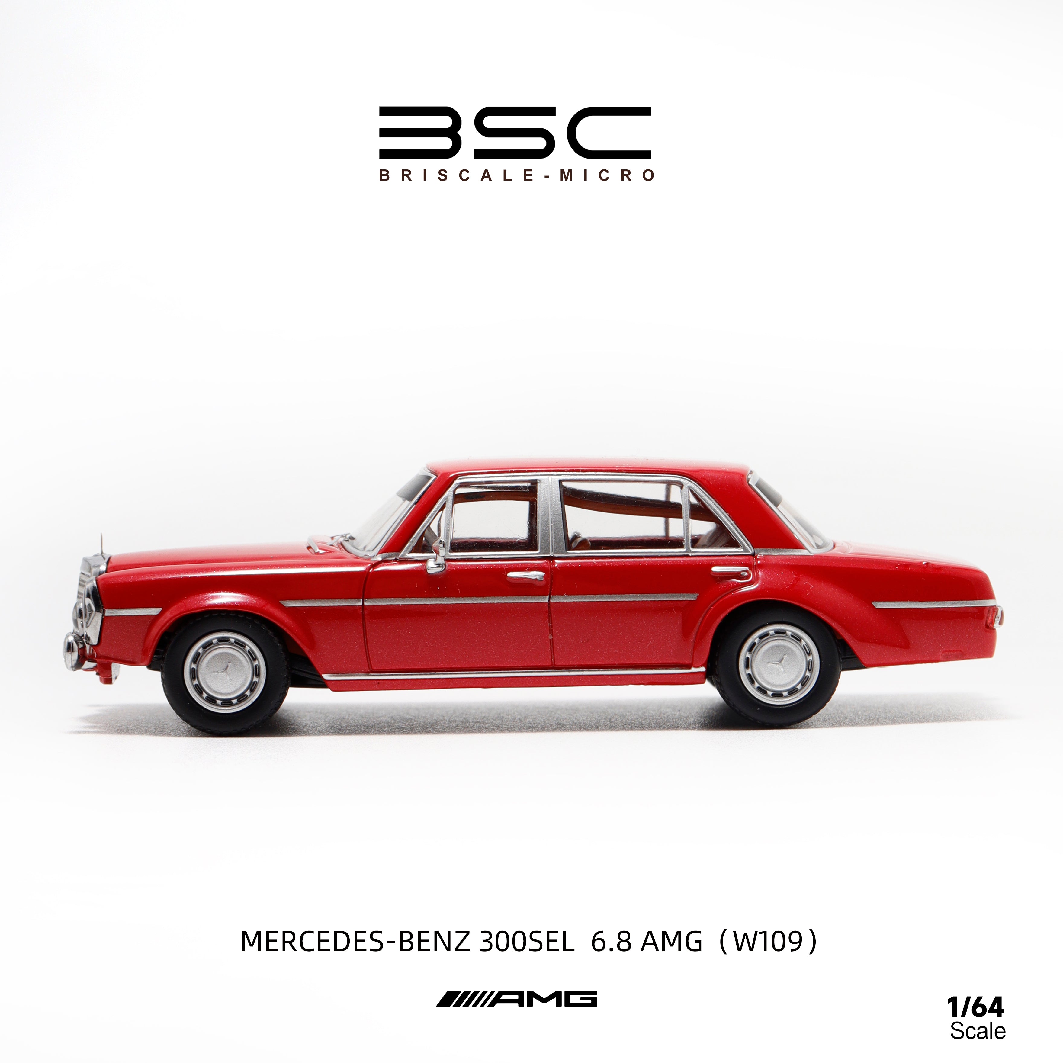 BSC 1:64 Mercedes Benz 300SEL W109 AMG four doors version (3