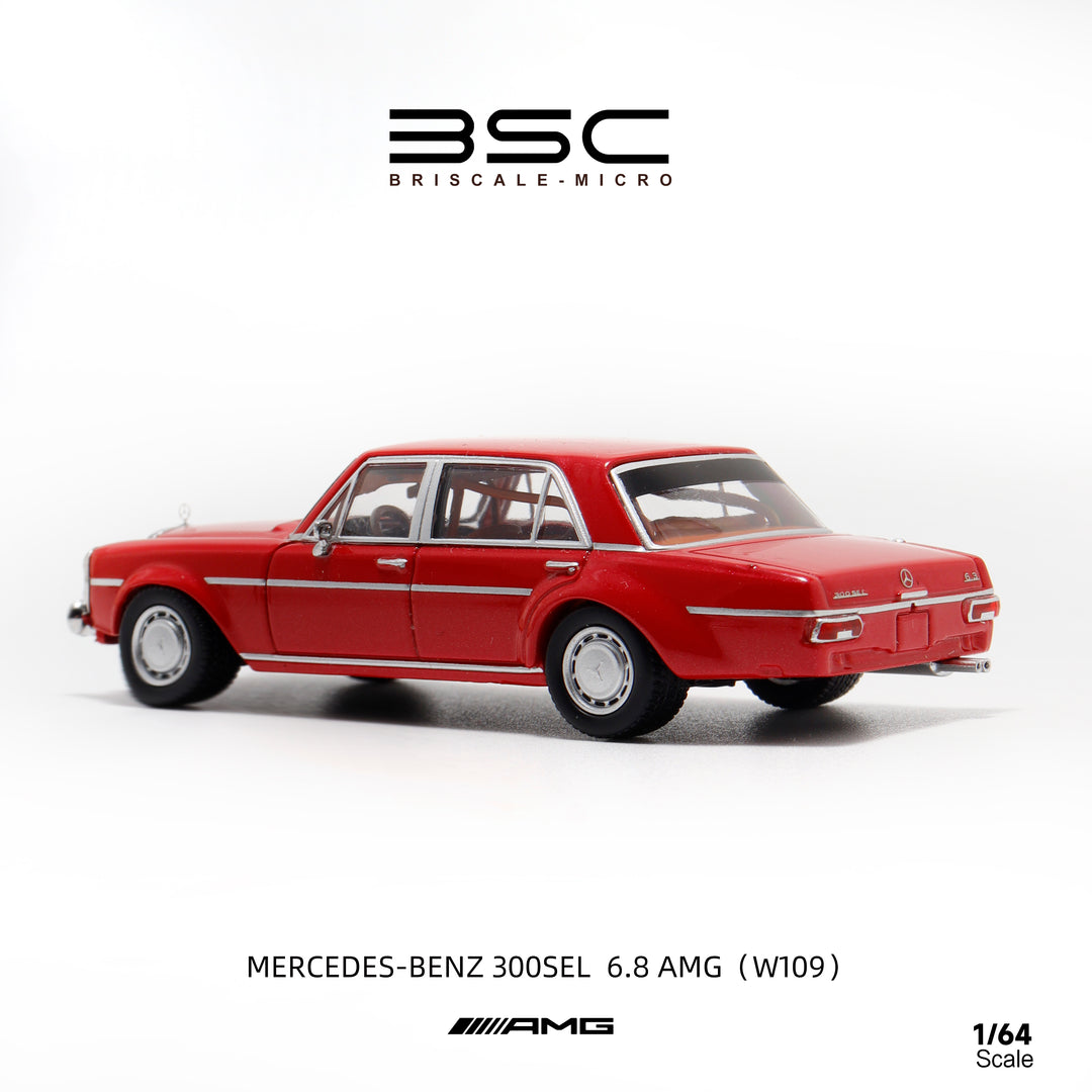 BSC 1:64 Mercedes Benz 300SEL W109 AMG four doors version (3 Colours)