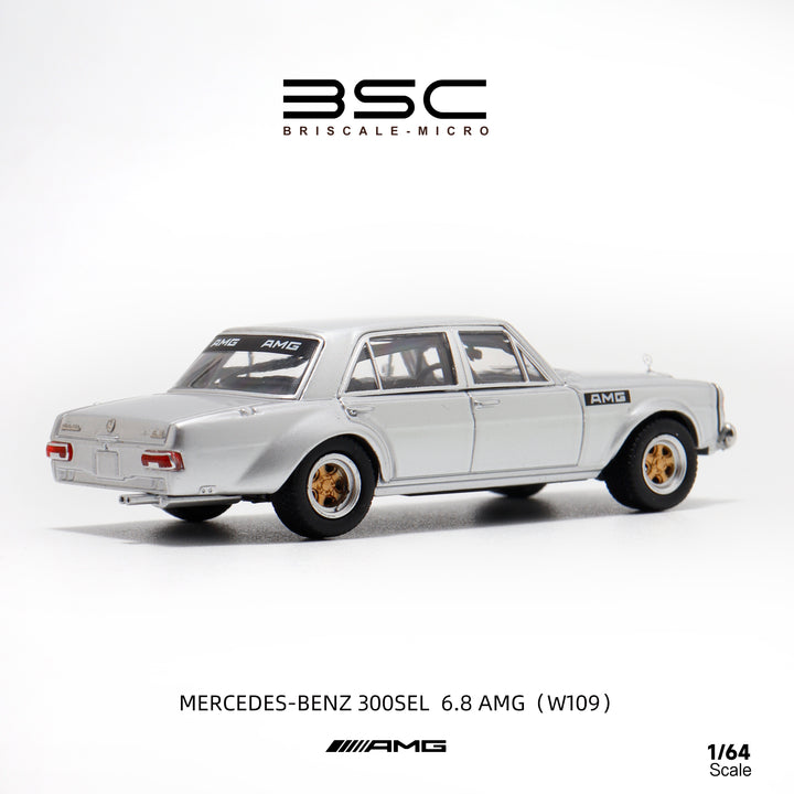 BSC 1:64 Mercedes Benz 300SEL W109 AMG four doors version (3 Colours)