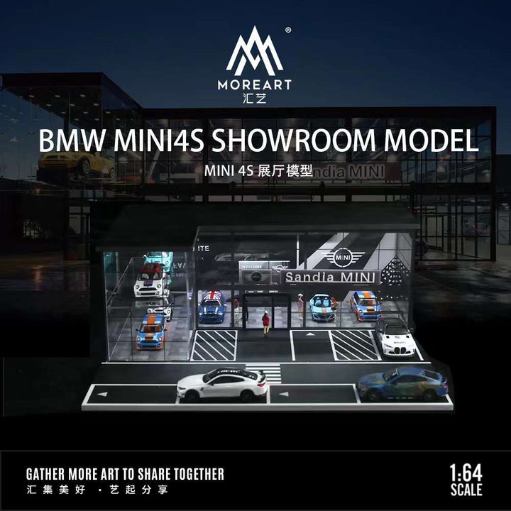 MoreArt 1:64 BMW MINI4S SHOWROOM MODEL MO936005