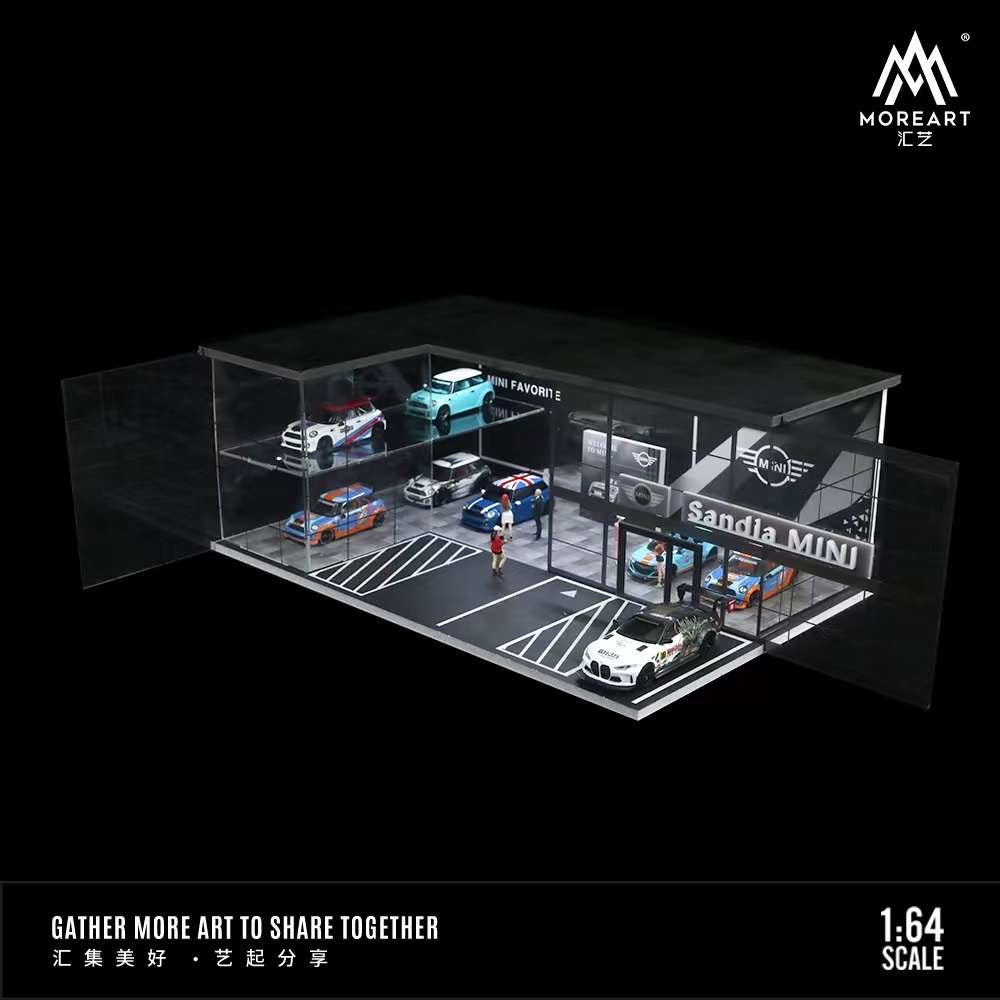 MoreArt 1:64 BMW MINI4S SHOWROOM MODEL MO936005