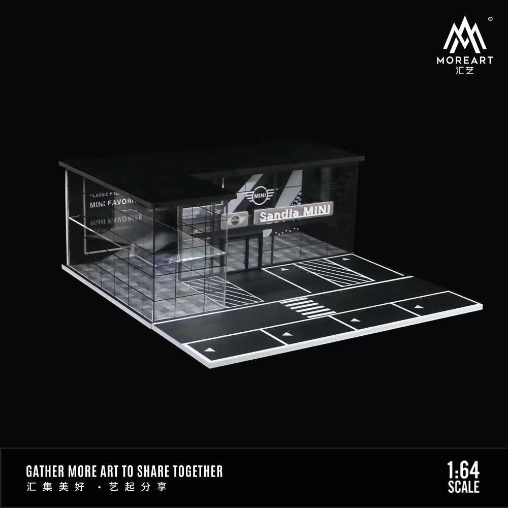 MoreArt 1:64 BMW MINI4S SHOWROOM MODEL MO936005