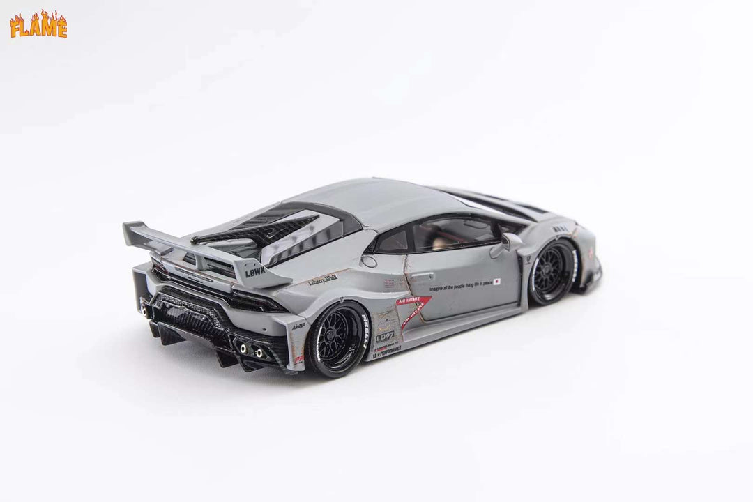 Flame 1:64 LBWK wide body Lamborghini Huracan GT LP610 (4 Colours)