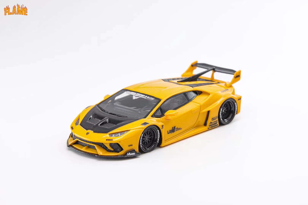 Flame 1:64 LBWK wide body Lamborghini Huracan GT LP610 (4 Colours)