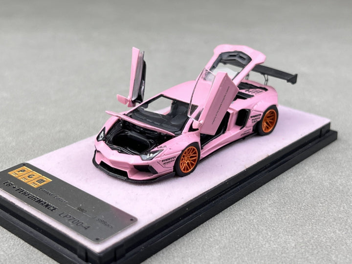 PGM 1:64 LBWK Lamborghini Aventador LP700-4 Pink (2 Versions)