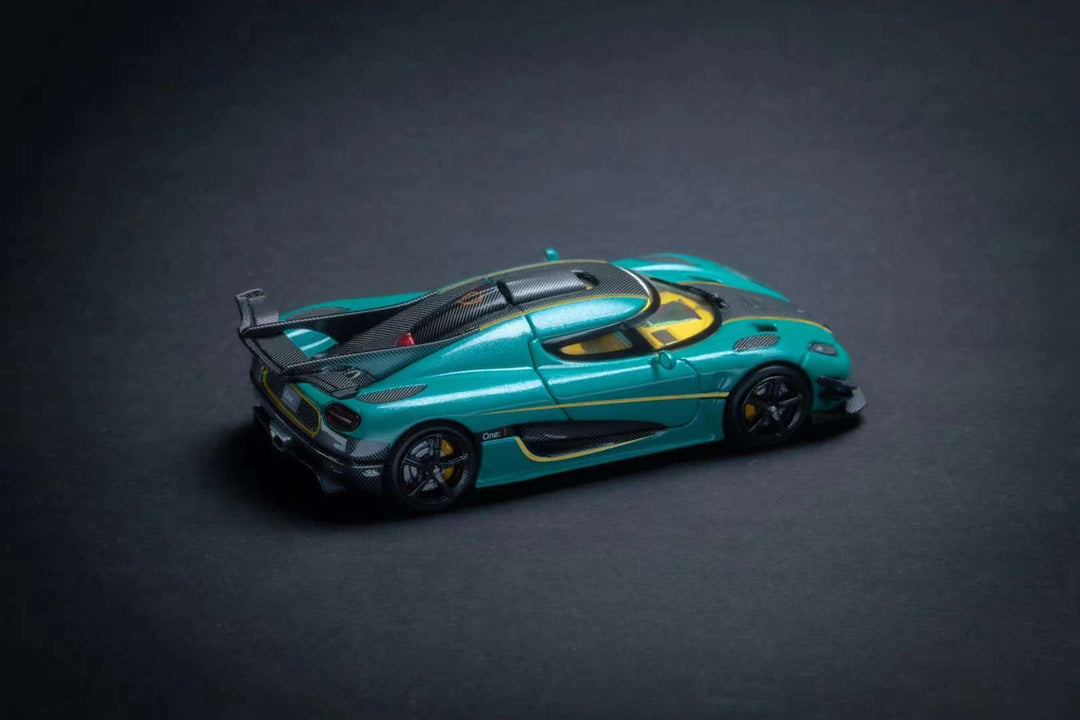 DragonBo Model 1:64 Koenigsegg One1 - Green