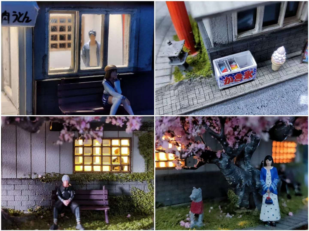 YOC Model 1:64 Cherry Blossom scene Model