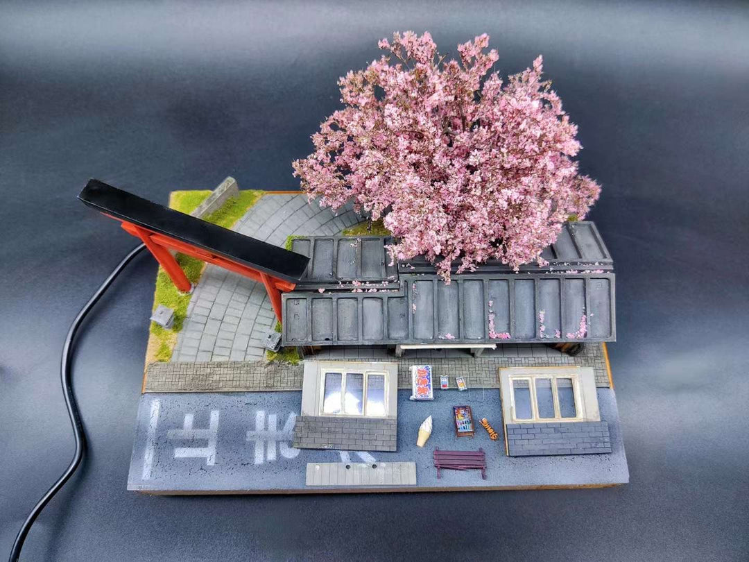 YOC Model 1:64 Cherry Blossom scene Model