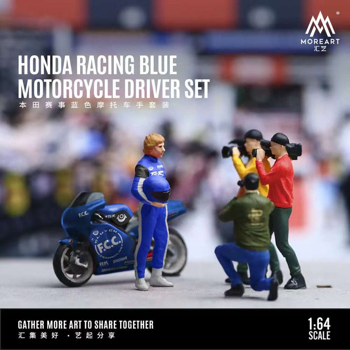 MoreArt 1:64 Honda Racing Motorcycle Drive SET (2 Versions)