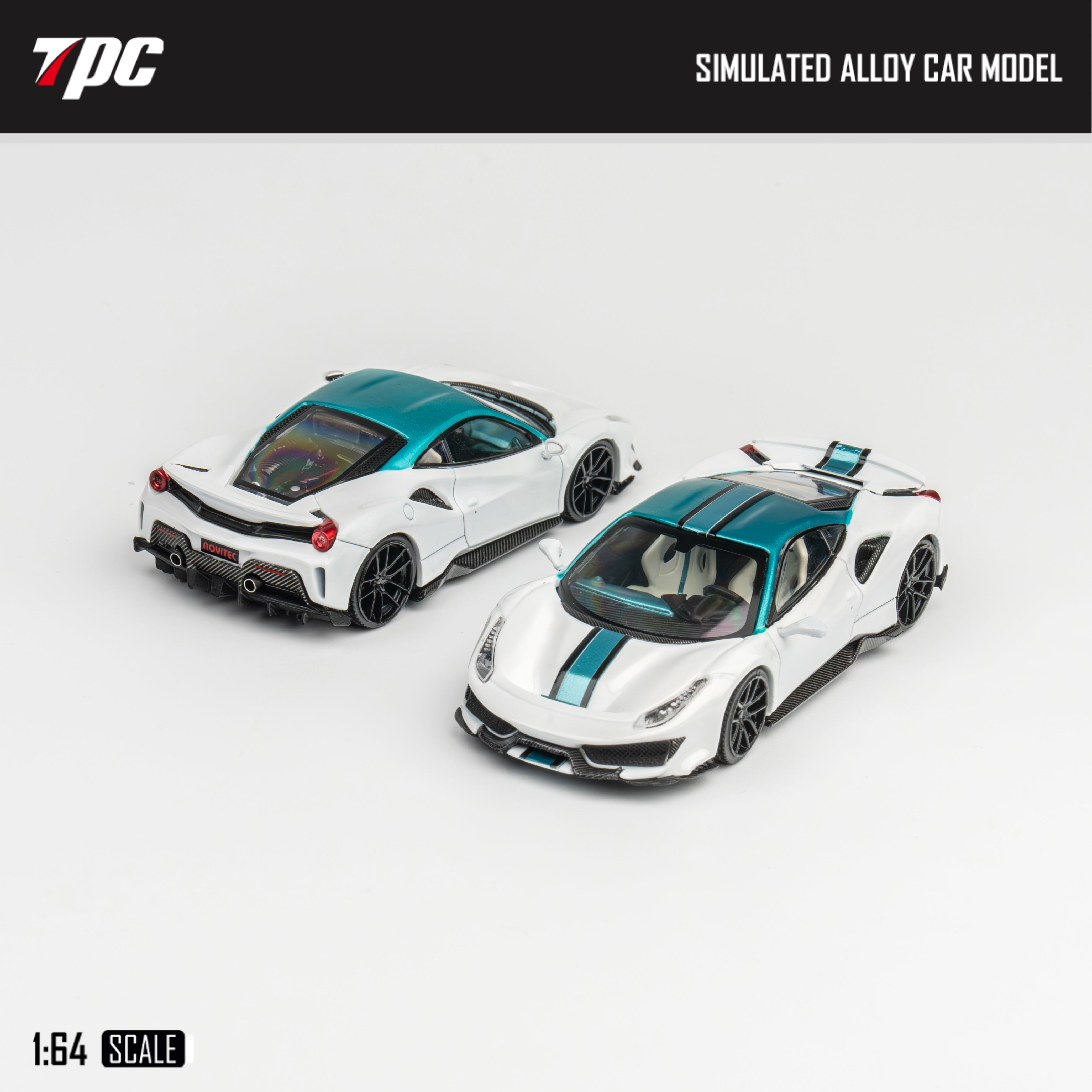 Preorder] TPC 1:64 Novitec Ferrari 488 Pista (3 Versions