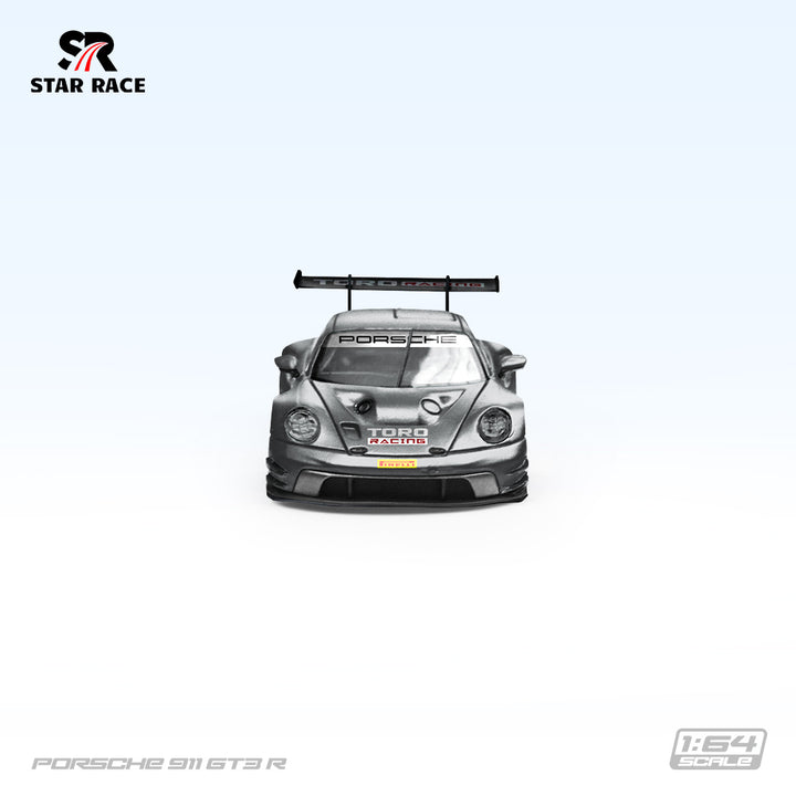 Star Race 1:64 Porsche 911 GT3 - Matte Sliver Racing SR64025