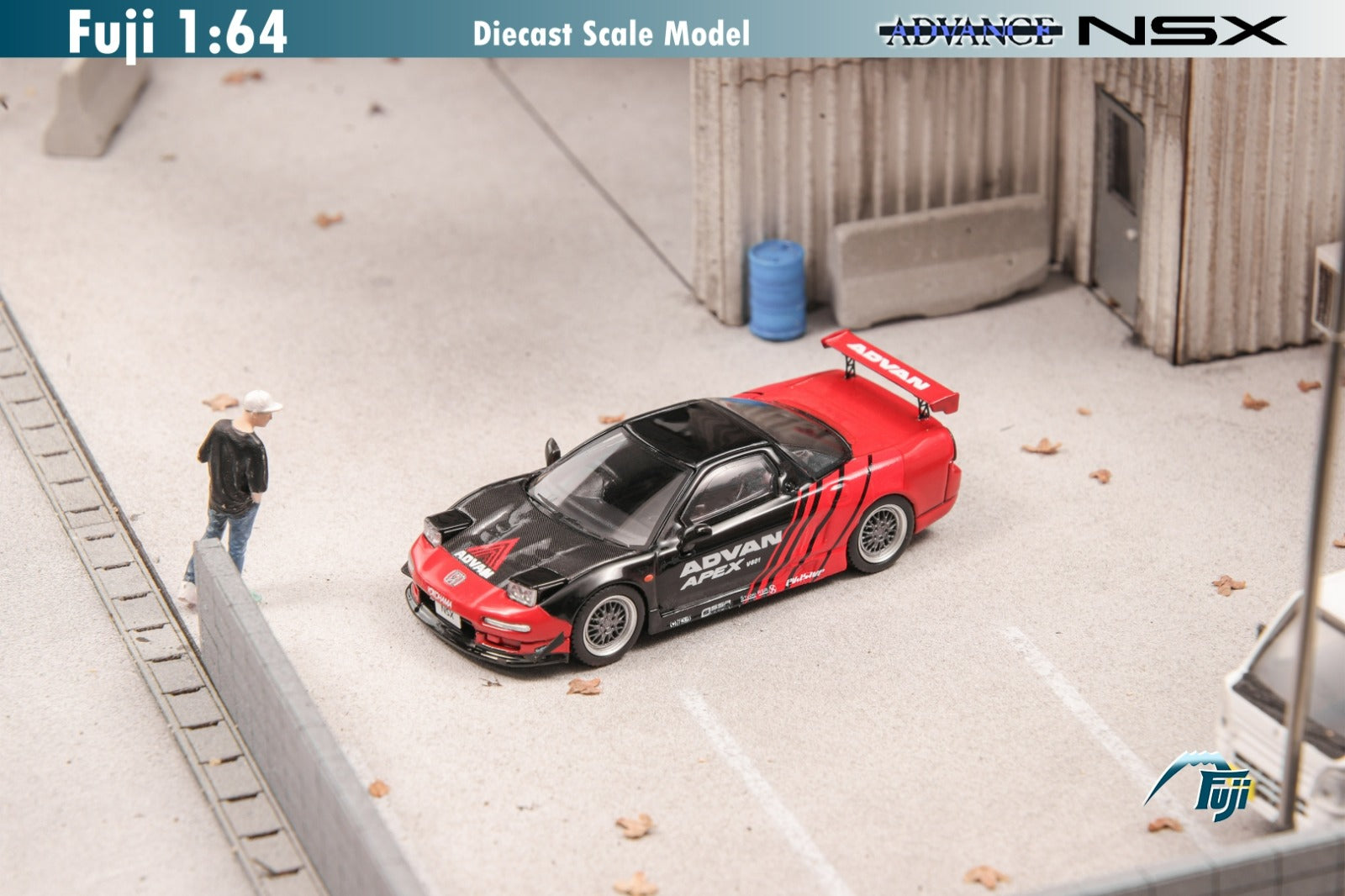 Fuji 1:64 Honda NSX 1st generation Mk1 NA1 Advance (2 Versions