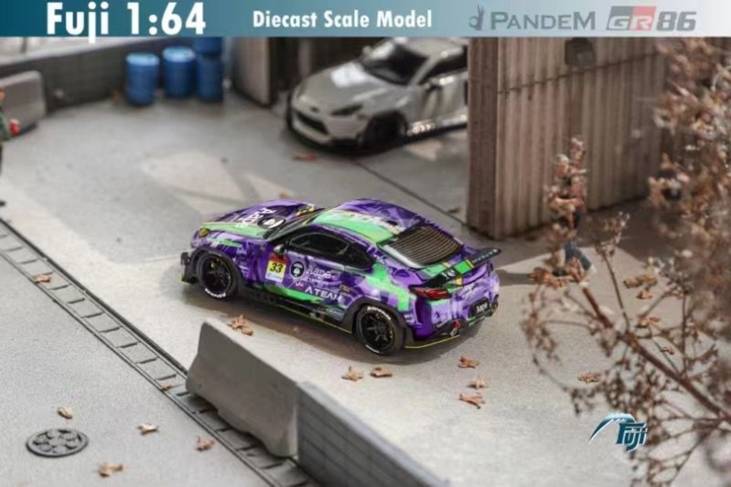 Fuji 1:64 Toyota Pandem GR86 2nd generation ZN8 2022 Rocket