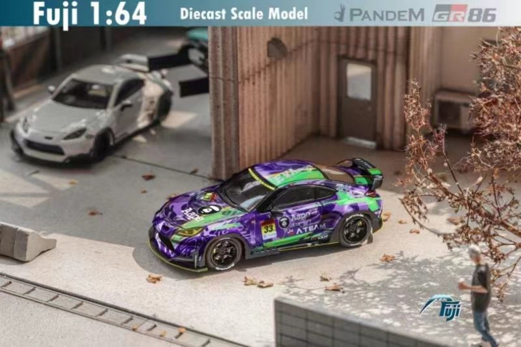 1/64 ScaleMini GR86 トヨタ　ロケバニ　Spoon スプーン GB Scalemini 1:64 GR86 Spoon Rocket Bunny Sport Model