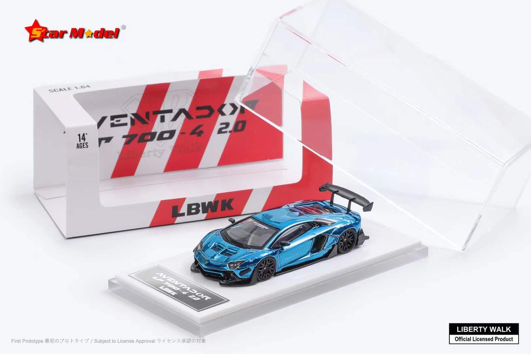 Star Model 1:64 Liberty Walk Lamborghini Aventador LP700-4 (2 Colours)