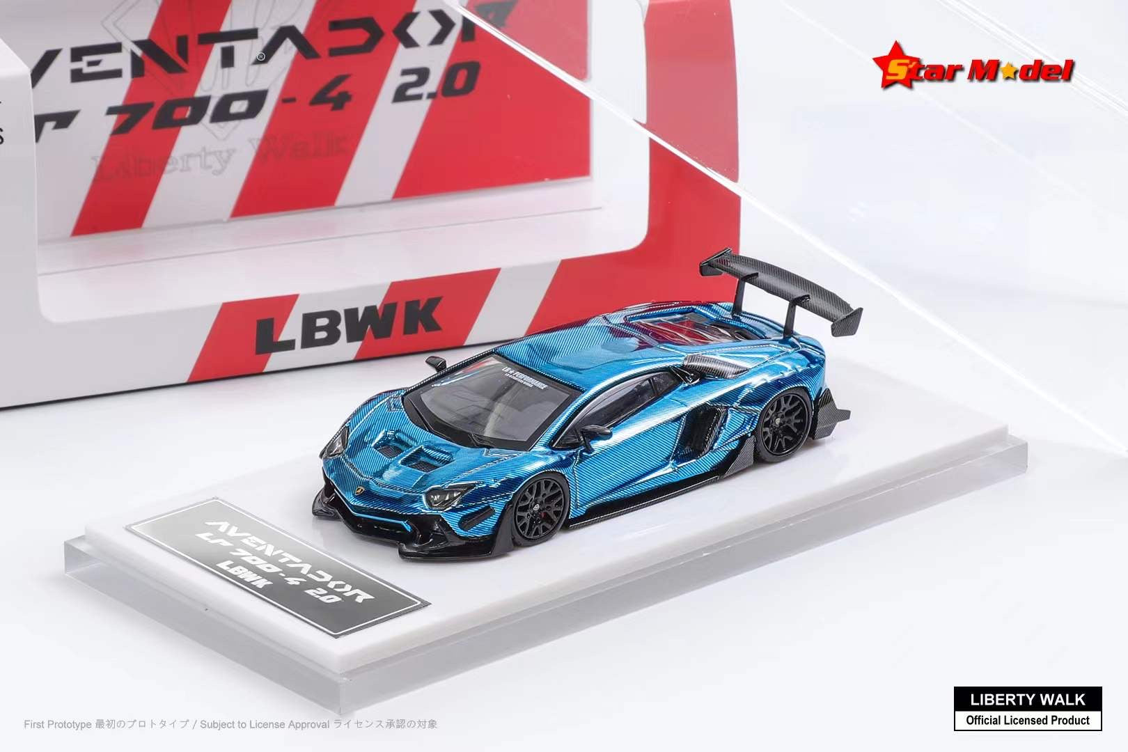 ミニカー 1/64 Liberty Walk Aventador 1:64 Liberty Walk LB works Lamborghini Aventador LP700-4